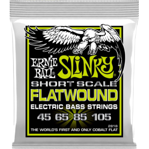 Ernie Ball P02818 Flatwound Slinky Short Scale Bass Regular